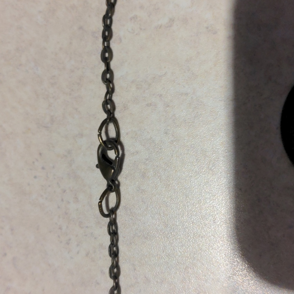 4/$20 Long mixed metal copper brass bronze silver necklace - Picture 3 of 4